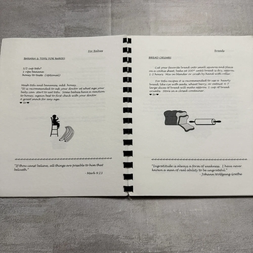 Discover Tofu A Heart to Heart Cookbook‎ by Lisa Wendelstein Paperback Book